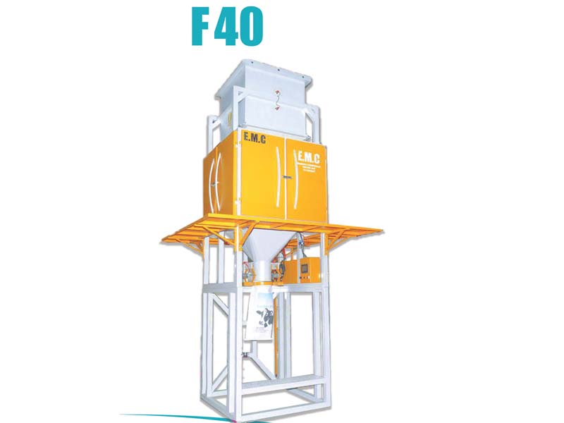 کیسه پرکن مدل F40 مخصوص مواد پودری با ظرفیت700  کیسه در ساعت